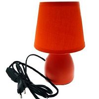 Светильник настольный Camelion KD-401 220В Е14 40Вт Оранжевый картинка 